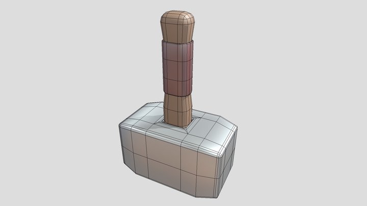 BasicHammer_FINAL_Solo_01 3D Model
