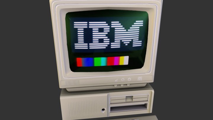 IBM Computer 3D Model