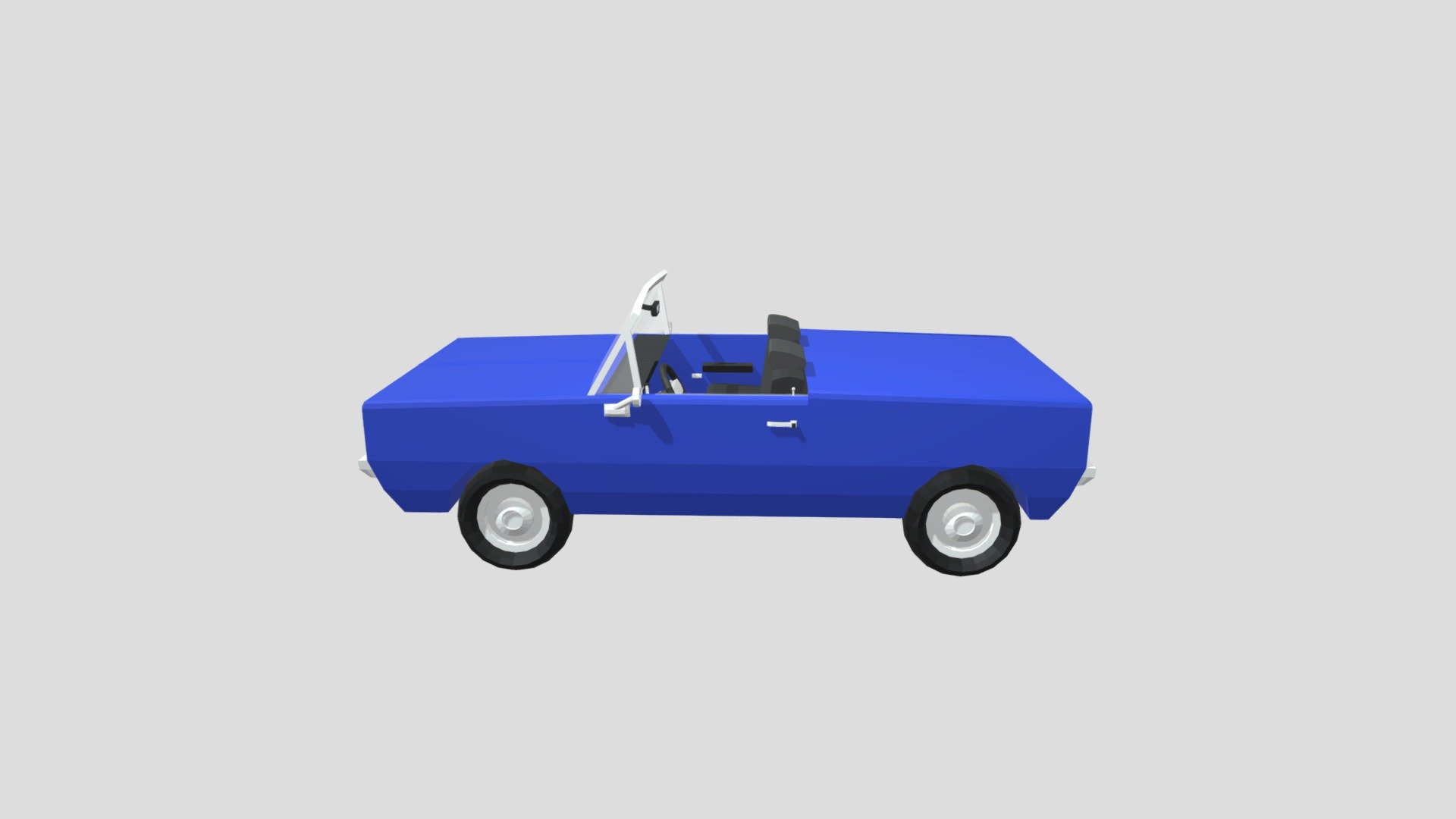 Low Poly Chevrolet Chevy Nova