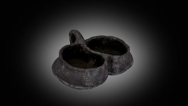 Ceramic cup / Keramická nádoba — Sketchfab embed 3D viewer