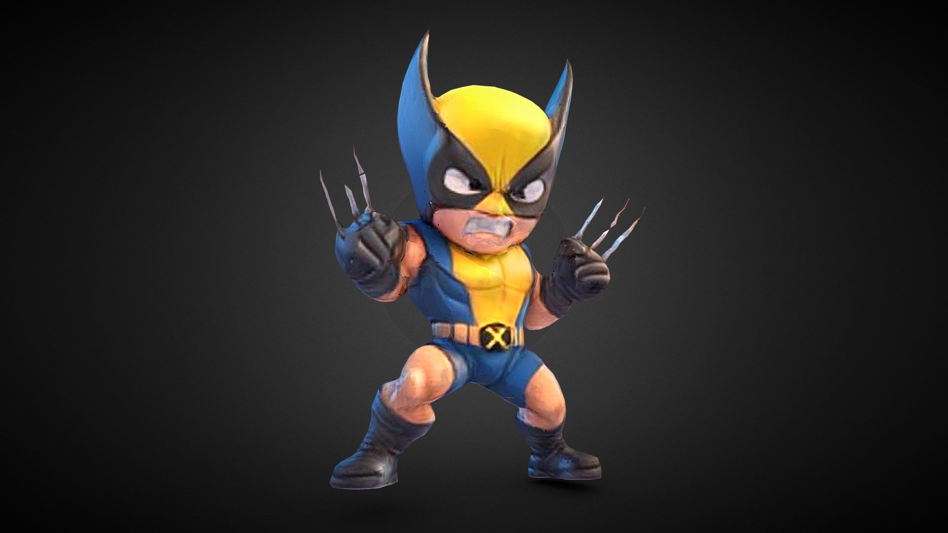 Wolverine — Sketchfab embed 3D viewer