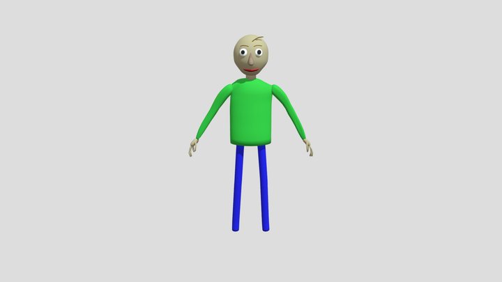 Baldi (Garry's Mod 3D Model Remake) (1) 3D Model