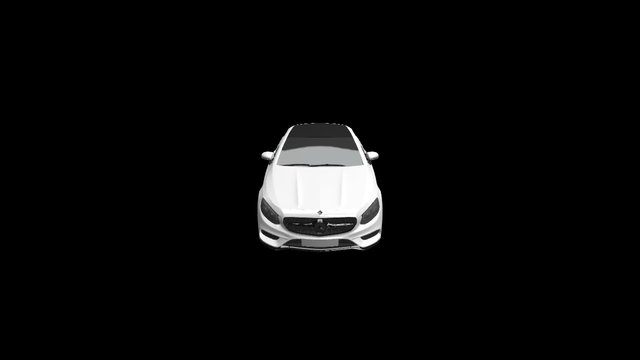 Mercedes Benz S63 Coupe AMG Sports Package 3D Model