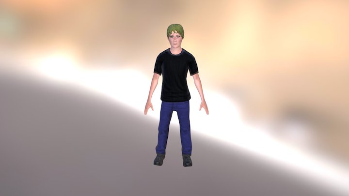 Zeke Dribble 3D Model