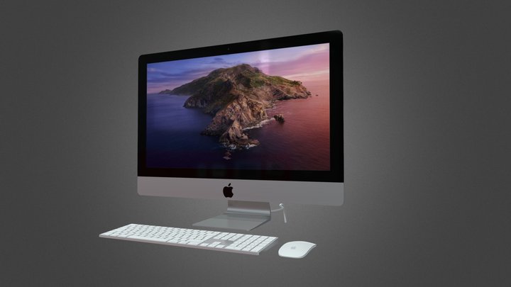 iMac 27' 2020 3D Model