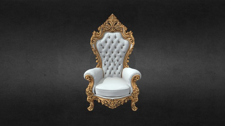 Ornate+throne+3d+model 3D Model