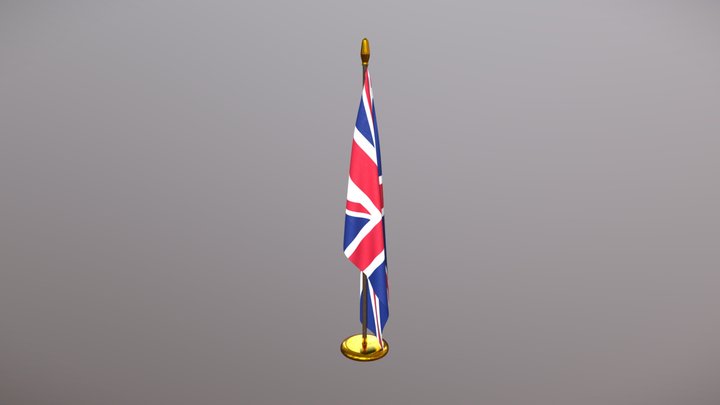 Flag of the UK – Free 3D Model STL