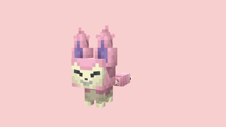 Skitty (cobblemon style) 3D Model