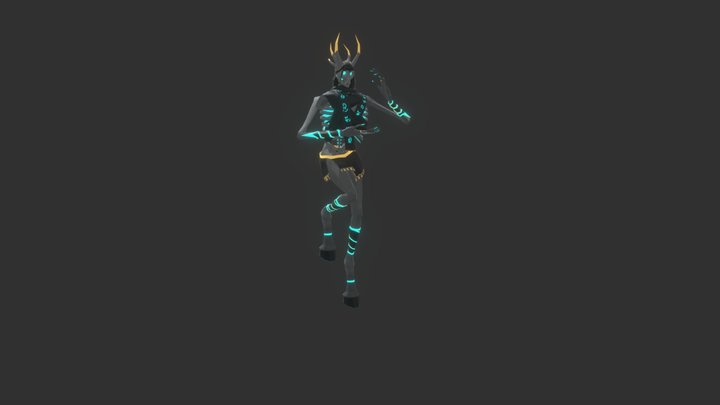 Sceleton Spell 3D Model