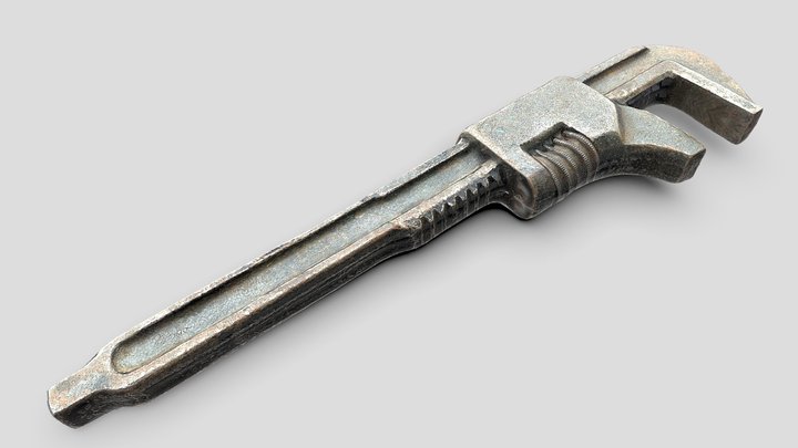 Old Wrench MedPoly – Modèle 3D gratuit STL