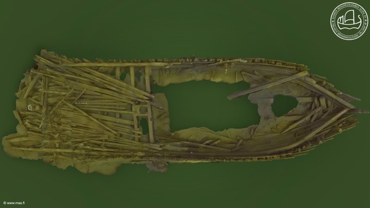 Shipwreck Kägraviken (Raasepori) 3D Model