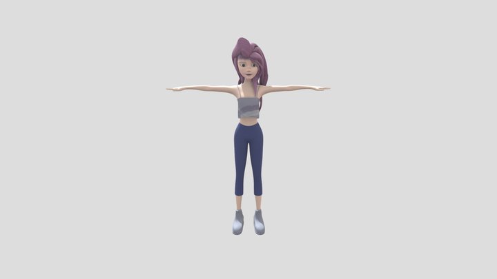 3D_character_Saraseprate_final 3D Model