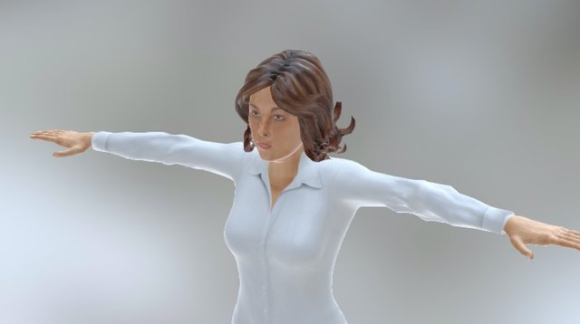 Ladywalk 3D Model