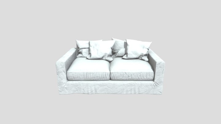 Sillon 184 Blanco 3D Model