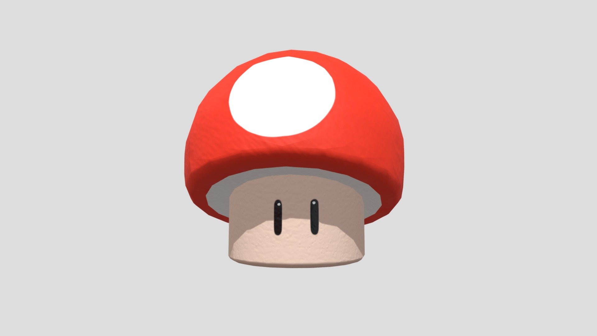 Red Mushroom - 3D model by marspink112 [1bf1a27] - Sketchfab