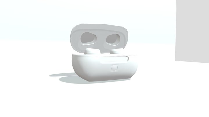 Earbuds Base Model 3D Model