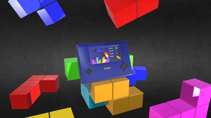 Tetris 3D Model