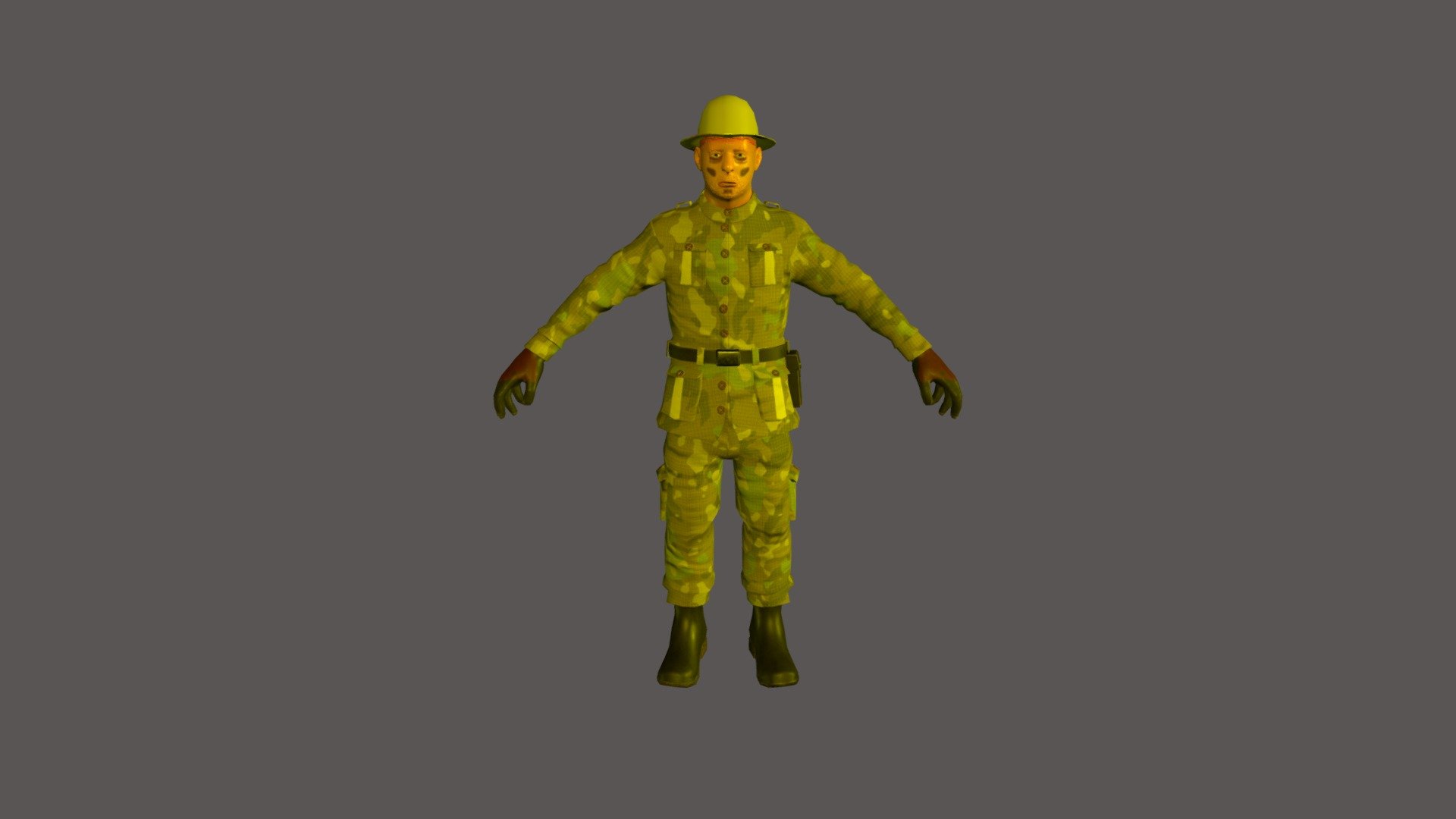A soldier - 3D model by kitonga [1bf394b] - Sketchfab