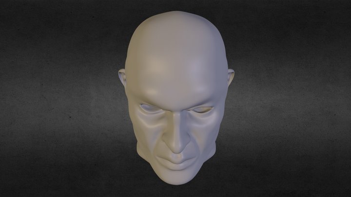 Human_Head.OBJ 3D Model