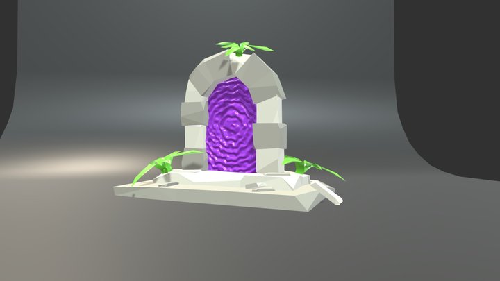 Low-poly Portal 3D Model