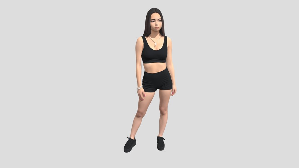Monochrome Workout Pose