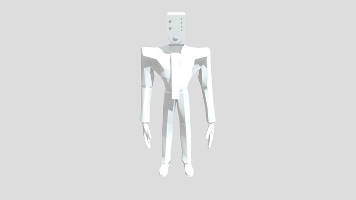 Big Speaker Man low poly