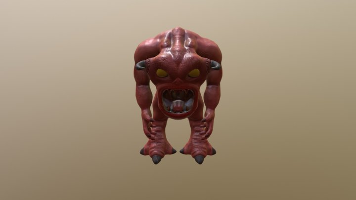 Pinky Demon (Doom) 3D Model