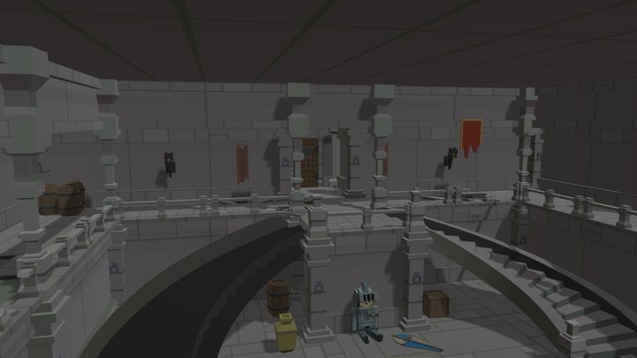 Chicken Gun dungeons 3D Model