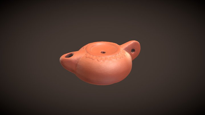 Lucerna terra sigillata 3D Model