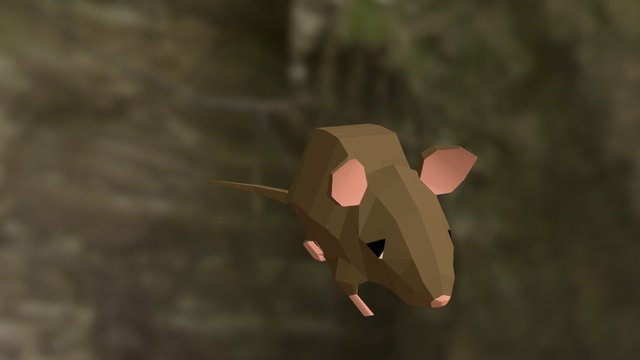 lowpoly mouse 3D Model