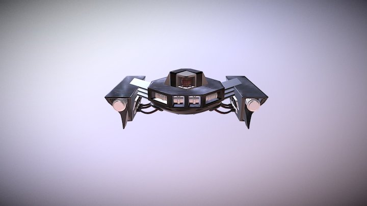 Spaceship 3D Model