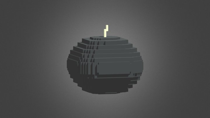 Voxel Bomb 3D Model