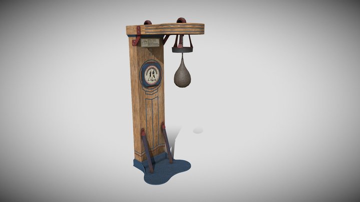 Punch-a-Bag Aracade machine 3D Model