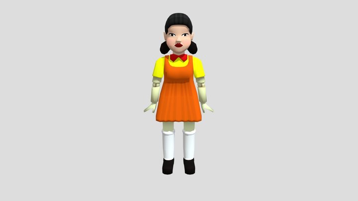 Sqid game 3D Model
