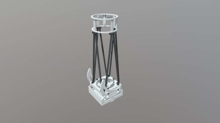 12in Ultralight Telescope 3D Model