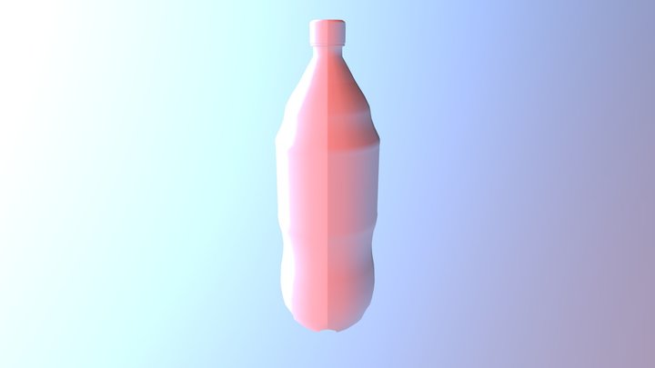 Fanta Bottle 3D Model