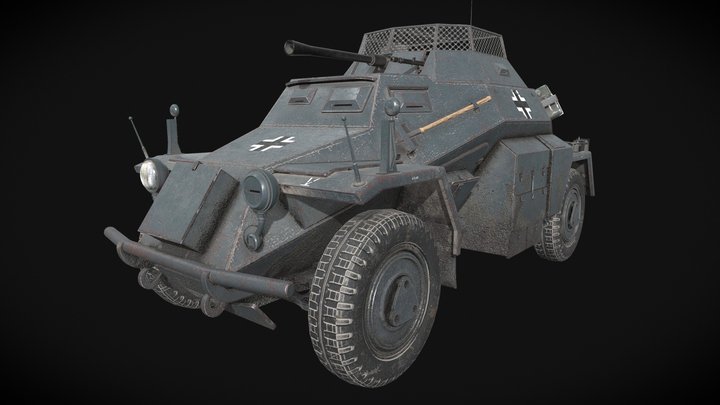 Sd. Kfz 222 3D Model