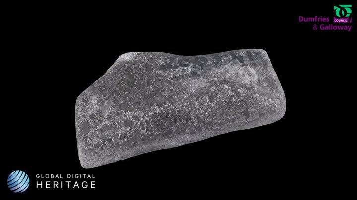 Silver Ingot Fragment- Stranraer Museum,Scotland