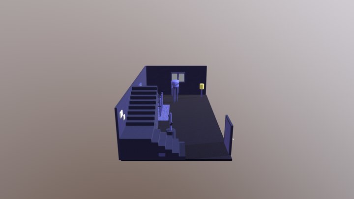 maison de personnage 3D Model