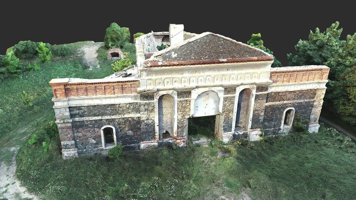 Nevėžninkų koplyčia / chapel ruins 3D Model