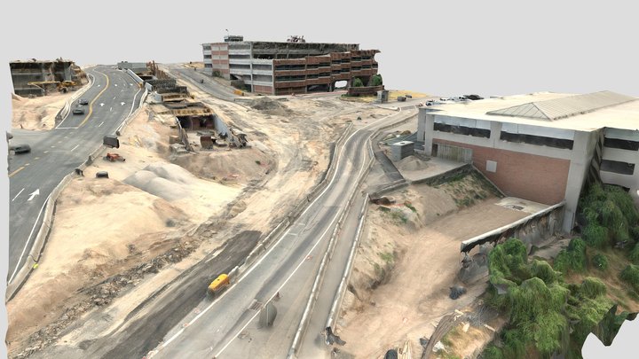 UofU NMED Lowered Roadway Construction 3D Model