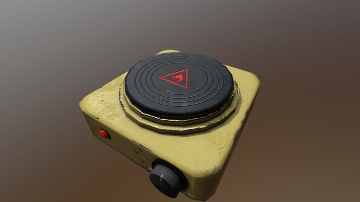 Induction Stove 3D Model