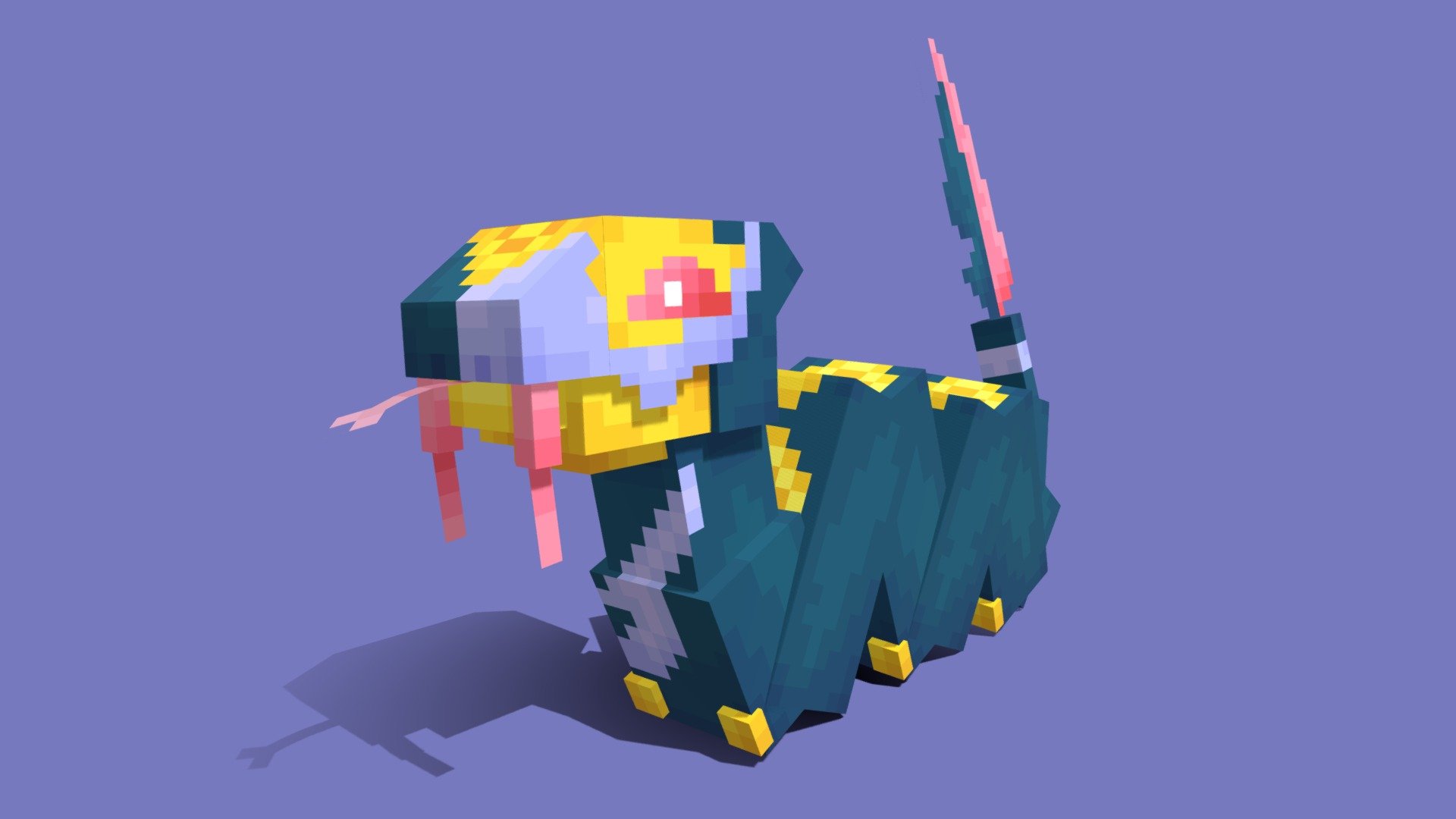 Seviper (Cobblemon) - 3D model by Glitch Ratt (@La_Rodente) [1bfe448 ...