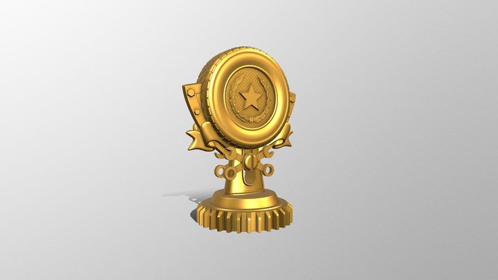 Rocket League Cup/Trophy 3D Model