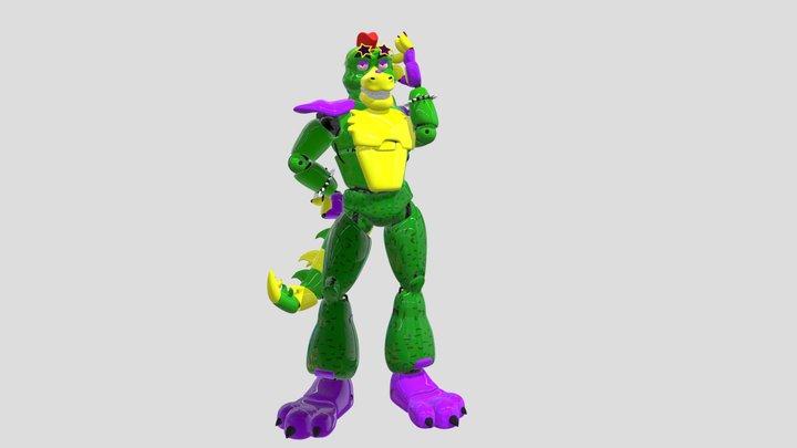 Monster Gator – Kostenloses 3D-Modell STL