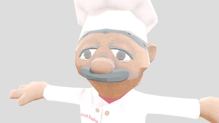 Chef Pee Pee Model 3D Model