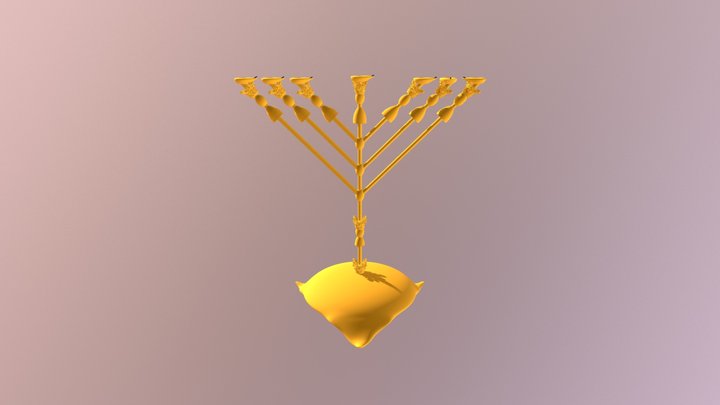Klei Hamikdash - Menorah 3D Model
