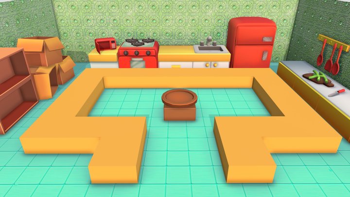 Chefrog Kitchen 3D Model