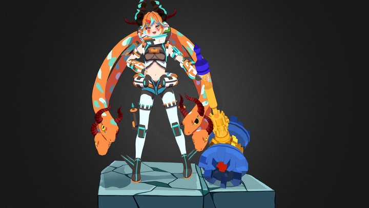 Original Character(4) 3D Model