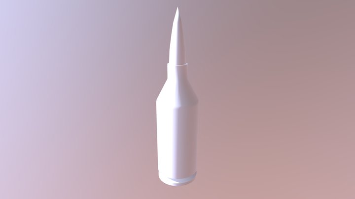 .223 Winchester Super Short Magnum 3D Model